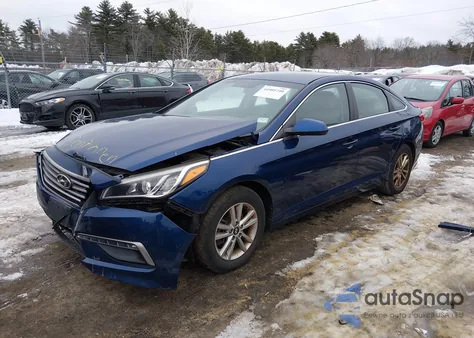 2015 Hyundai Sonata Se z USA, uszkodzony, nr VIN 5NPE24AF9FH015652